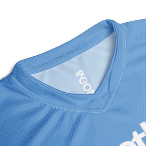 Basketball &God Sky Recycled Unisex Sports Jersey T-Shirt